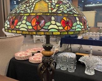 Large Tiffany Style Lamp