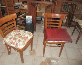 OLD set of bentwood era chairs