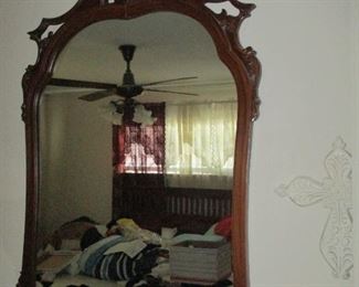PAIR of Chippendale style mirrors