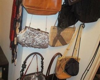 Large collection of designer and Vintage pureses