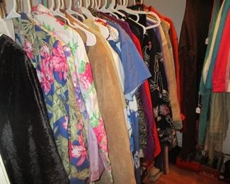 Large collection designer and vintage clothes