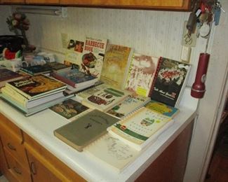 Another view of the cookbooks