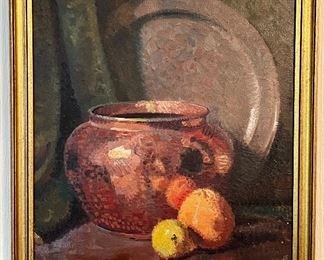 1920s Oil on Canvas by Alice Creighton George, from Thomaston, ME