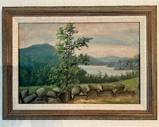 Painting by Minnie Gage Smith, United States, First Half of the 20th Century, signed verso