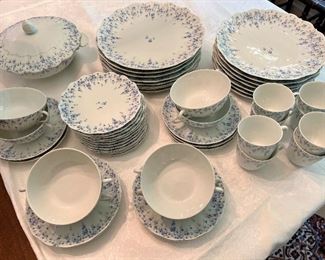 Limoges Giraud France "Bluet" China Dinnerware