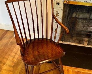 Antique Rocker with Peg Construction