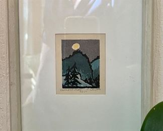 Edward Landon Signed Serigraph