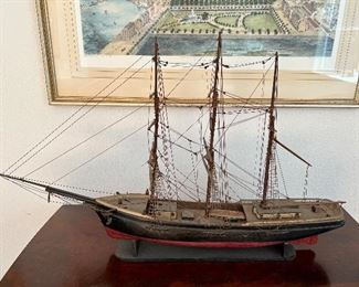 19th C. Ship Model