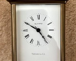 Tiffany Brass Clock