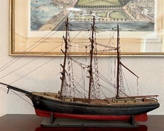 19th C. Ship Model