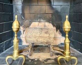 Brass Andirons