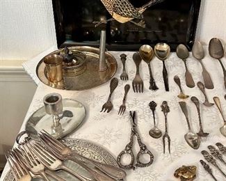 Couroc Roadrunner Tray and more silver!