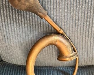 Vintage Deluxe Brass Car Horn