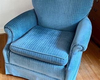 Simple Blue Armchair