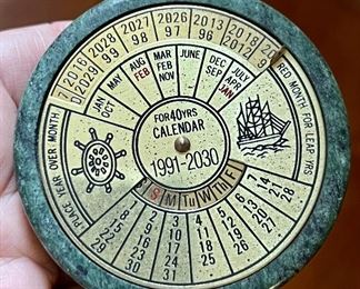 Vintage 40 Year Calendar