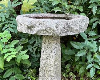 Rock Birdbath
