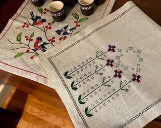 Pretty embroidered pieces