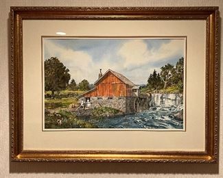 Jack Wemp, watercolor, signed and nicely framed