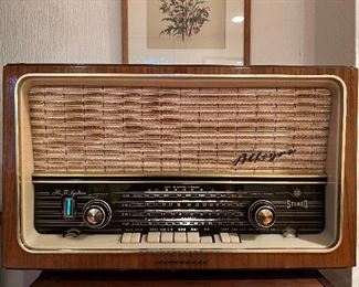 Vintage 1961 Telefunken Allegro Hi-Fi Stereo Tube Radio Western Germany