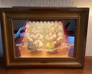 detail - When turned on there are whirling dansers and music!