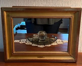 Rare Reuege Music Box/Mirror "Danseurs"