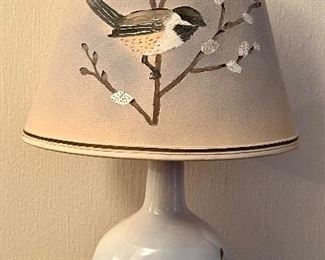Painted Bird Lamp
