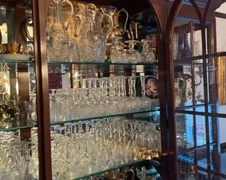 . . . a closer look at the treasures inside the china hutch