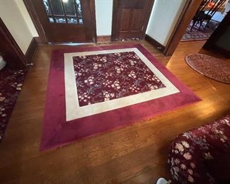 . . . love this square area rug