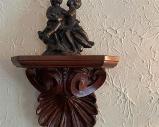 . . . love this bronze on sconce shelf