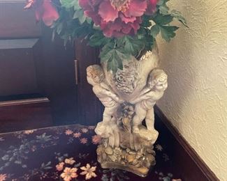 . . . cherub vase -- very nice