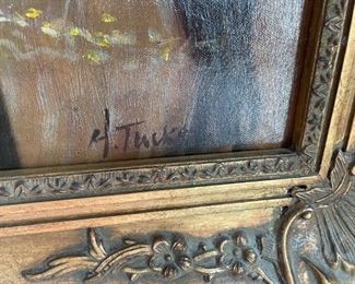 . . . H. Tucker oil painting will be available