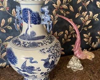 . . . an Asian-themed vase