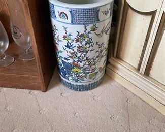 . . . an Asian-themed umbrella stand