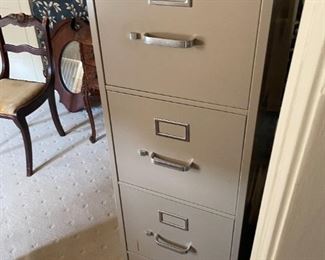 . . . a four-drawer file cabinet