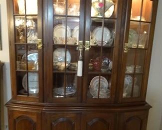 Pennsylvania House Cherry Wood China Cabinet
