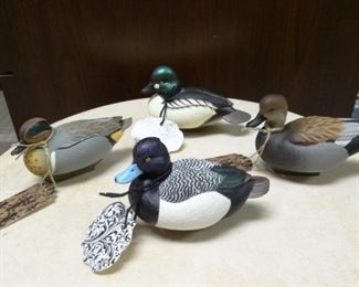 Jett Brunet Miniature Duck Decoys