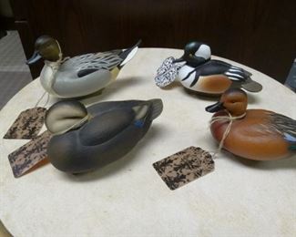 Jett Brunet Miniature Duck Decoys