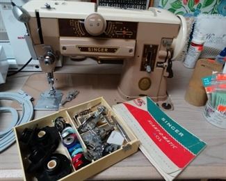 Singer Slant-o-Matic sewing machine
