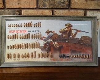 Speer 1969 Ammunition Board