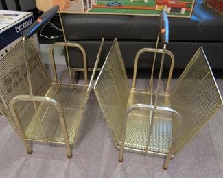 Vintage magazine racks!