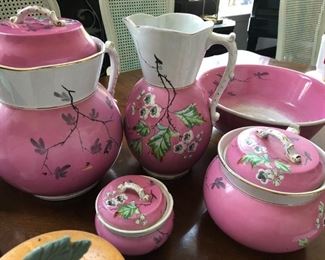 ANTIQUE PITCHER AND BOWL SET