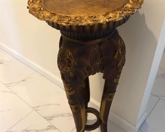 PAIR OF ELEPHANT STANDS