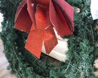 PAIR OF LARGE WREATHS