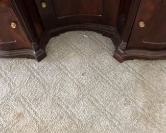 BOTTOM OF ANTIQUE DESK