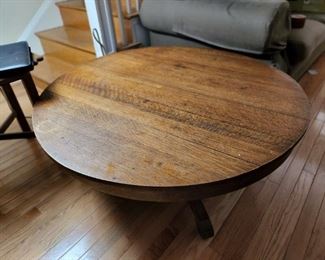 Antique coffee table, very low to the ground