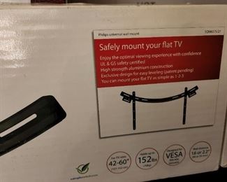 flat screen TV wall mount, unopened