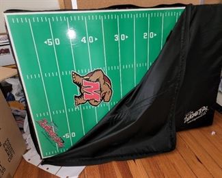 Maryland Terps cornhole game with carry bag