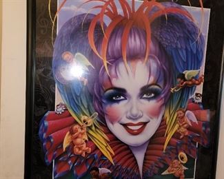 framed 1999 Mardi Gras poster