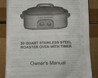 Stainless steel roasting pan, never opened