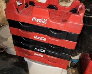 Coca Cola plastic racks